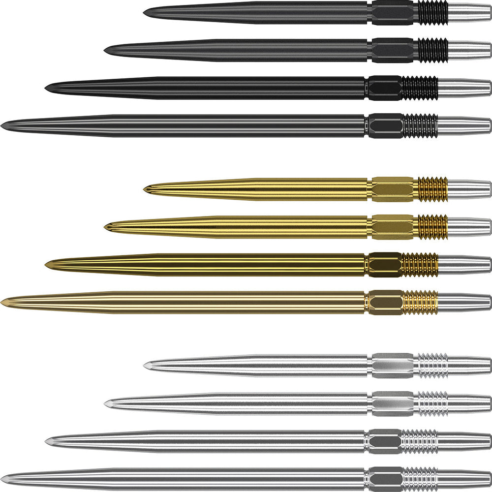 Target Swiss Plain Steel Tip Points — point colour options
