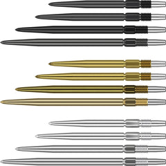 Target Swiss Plain Steel Tip Points — point colour options