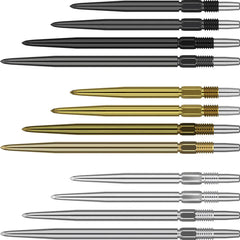 Target Swiss Plain Steel Tip Points — point colour options