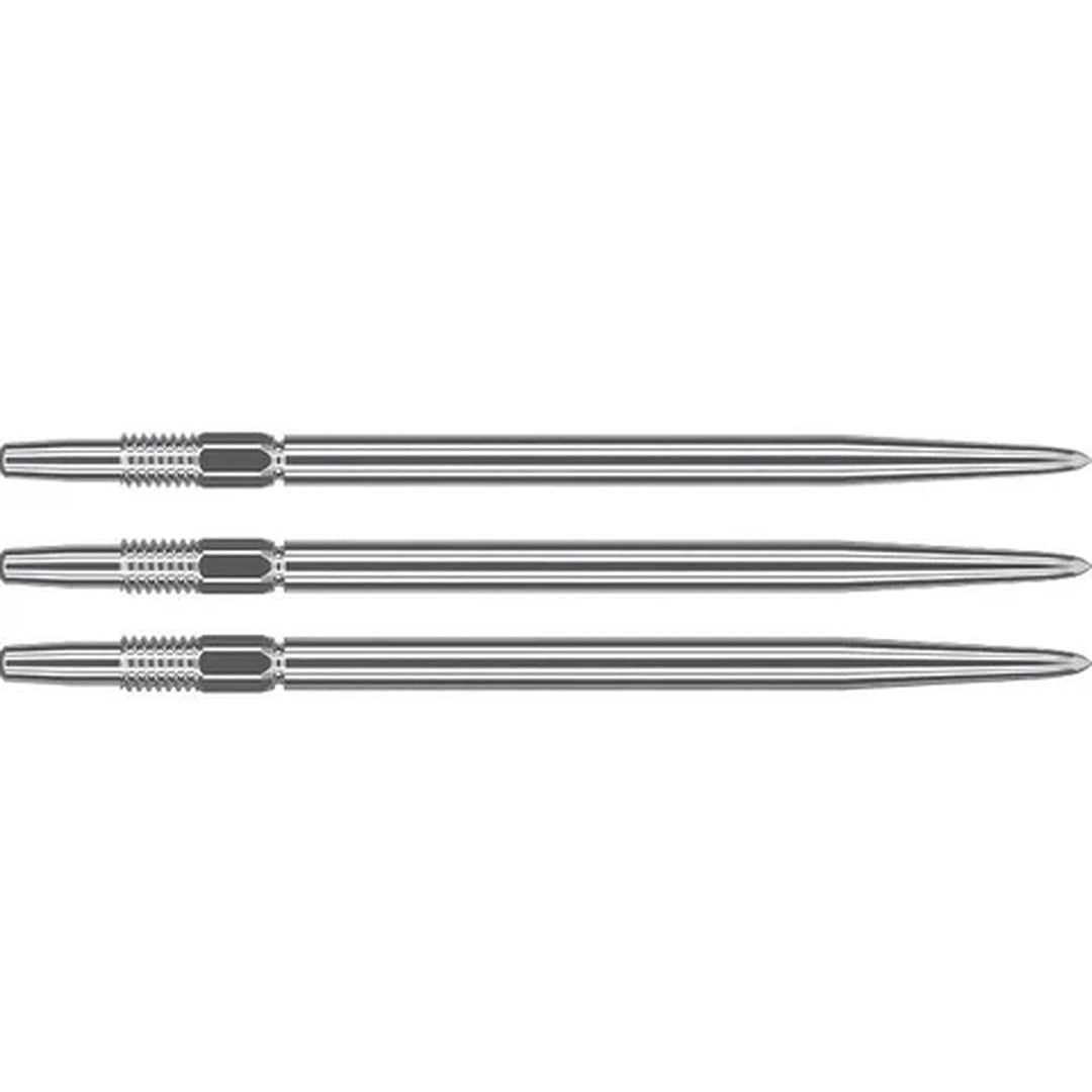 Target Swiss Plain Steel Tip Points — silver replacement points