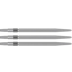 Target Swiss Plain Steel Tip Points — silver replacement points