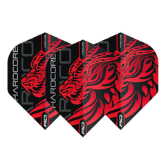 Red Dragon Jonny Clayton Hardcore Dragon Flights — three dart flights