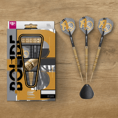 Target Bolide Envy 01 90% tungsten steel tip darts with gold straight barrels