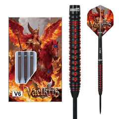 One80 Vaelkris V6 steel-tip darts and supplied setup