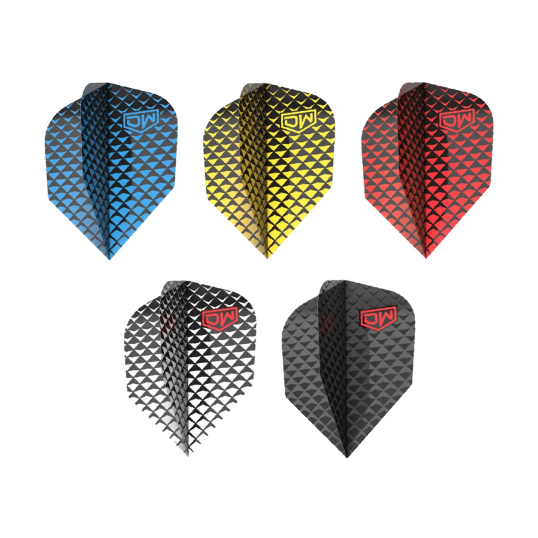 Altitude Dart Flights - Standard No.6; all 5 original colour/design photographs shown upright against a white background. Supplied pack quantity is unchanged.