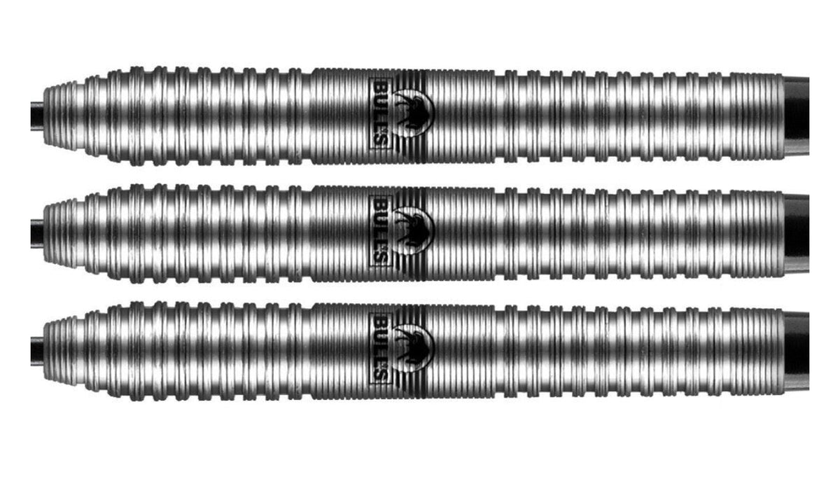 Dirk Van Duijvenbode Steel Tip Darts - 90% Tungsten — three barrel close-ups