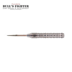 Bulls Fighter Hyper Black Lodestone 90% tungsten steel tip dart side profile