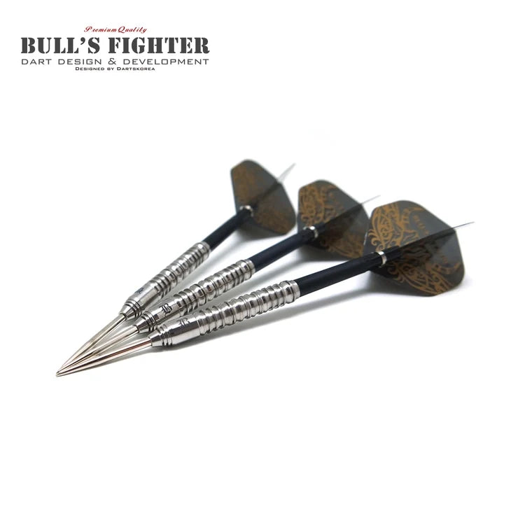 Bulls Fighter Hyper Black Lodestone complete 90% tungsten steel tip dart set