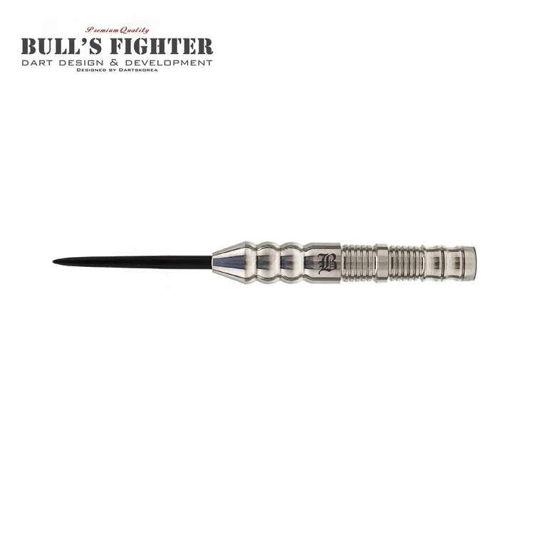Bulls Fighter Hyper Black Morion 90% tungsten steel tip dart side profile