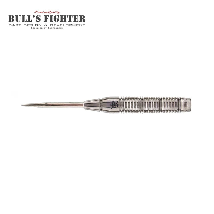 Bulls Fighter Hyper Black Onyx 90% tungsten steel tip dart side profile