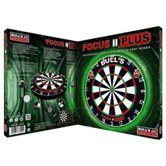 BULL'S Focus II Plus professional dartboard close-up
