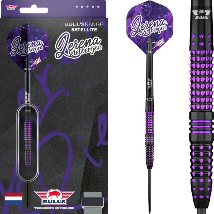 Bulls Lerena Rietbergen Steel Tip Darts - 90% Tungsten 24g