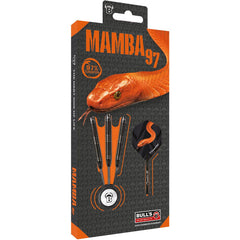 Bulls Mamba 97 M5 Steel Tip Darts 97% Tungsten — retail packaging