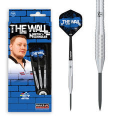 Bulls Martin Schindler TW Steel Tip Darts 80% Tungsten — dart, barrel detail and packaging