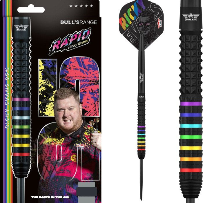 Bulls Ricky Evans Steel Tip Darts - 95% Tungsten 25g