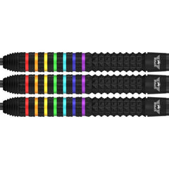 Bulls Ricky Evans Steel Tip Darts 95% Tungsten — three dart barrels