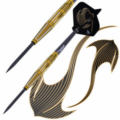 Bulls Stingray St4 Steel Tip Darts 90% Tungsten — dart and grip detail graphic