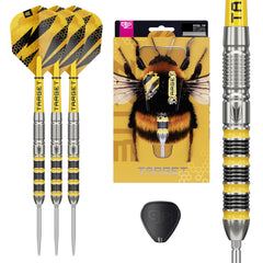 Buzz SP01 Steel Tip Darts - 90% Tungsten – product and packaging