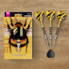 Buzz SP02 Steel Tip Darts - 90% Tungsten – set and packaging presentation
