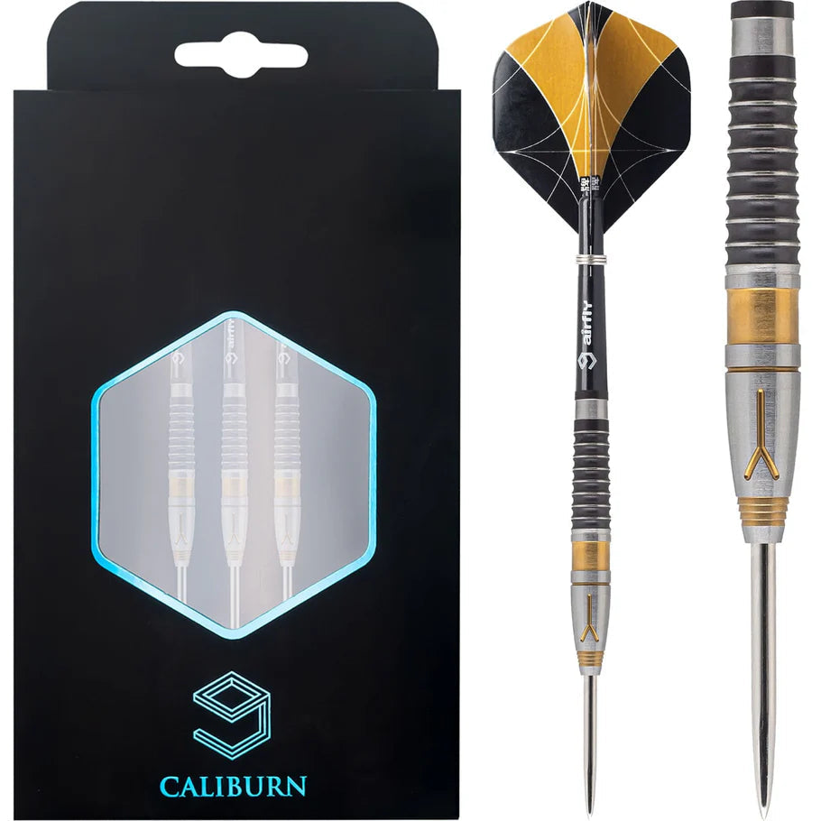Black And Gold Y Steel Tip Darts - 90% Tungsten from On Point Darts