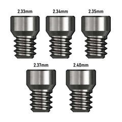 Caliburn Evo replacement dart point spigots in five sizes