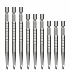 Caliburn Evo Steel Tip Dart Points — silver points in different lengths