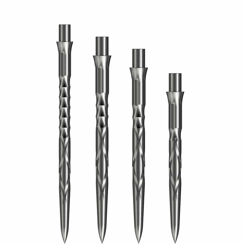 Caliburn Evo Steel Tip Dart Points — different point grip styles