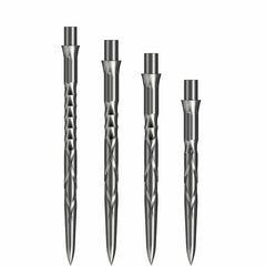 Caliburn Evo Steel Tip Dart Points — different point grip styles