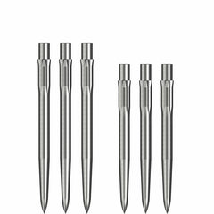 Caliburn Evo Steel Tip Dart Points — silver points in different lengths