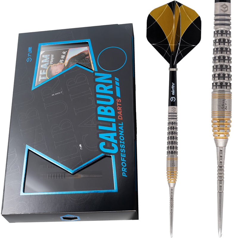 Han Silver & Gold Steel Tip Darts - 90% Tungsten from On Point Darts