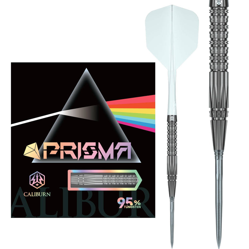 Caliburn Prisma P2 Steel Tip Darts - 95% Tungsten 20.5g