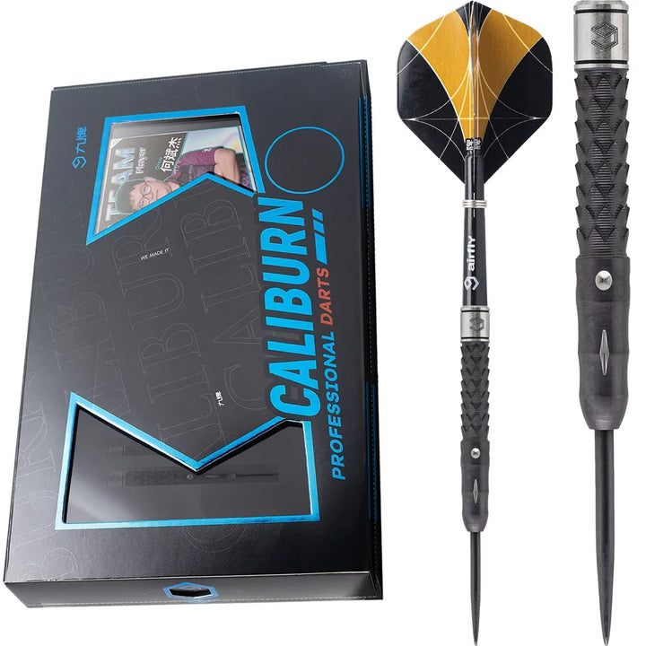 Orca Black Titanium Steel Tip Darts - 95% Tungsten