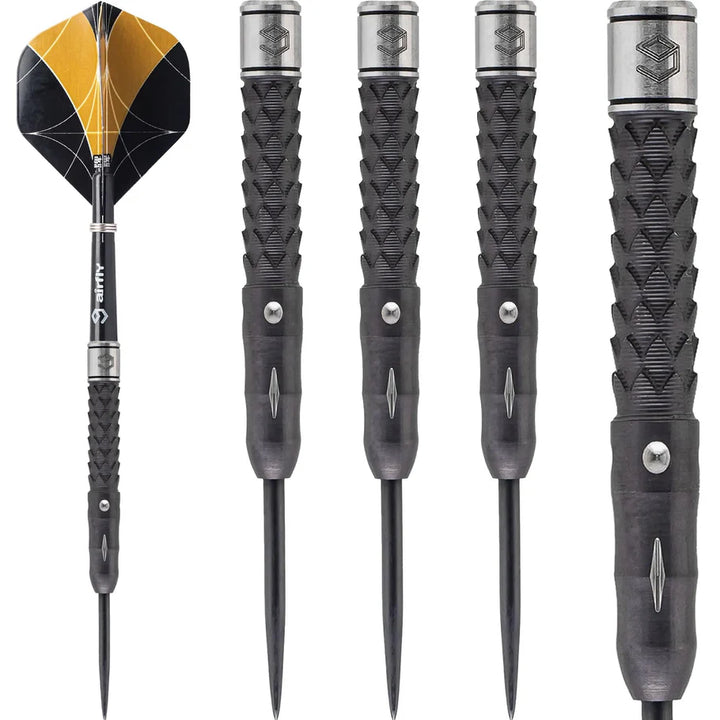 Orca Black Titanium Steel Tip Darts - 95% Tungsten