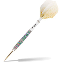 Caliburn Raine Rainbow Coating Steel Tip Darts 95% Tungsten — assembled dart