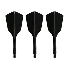 Condor Axe 120 Tri Dart Flights Narrow — three black flights and shafts