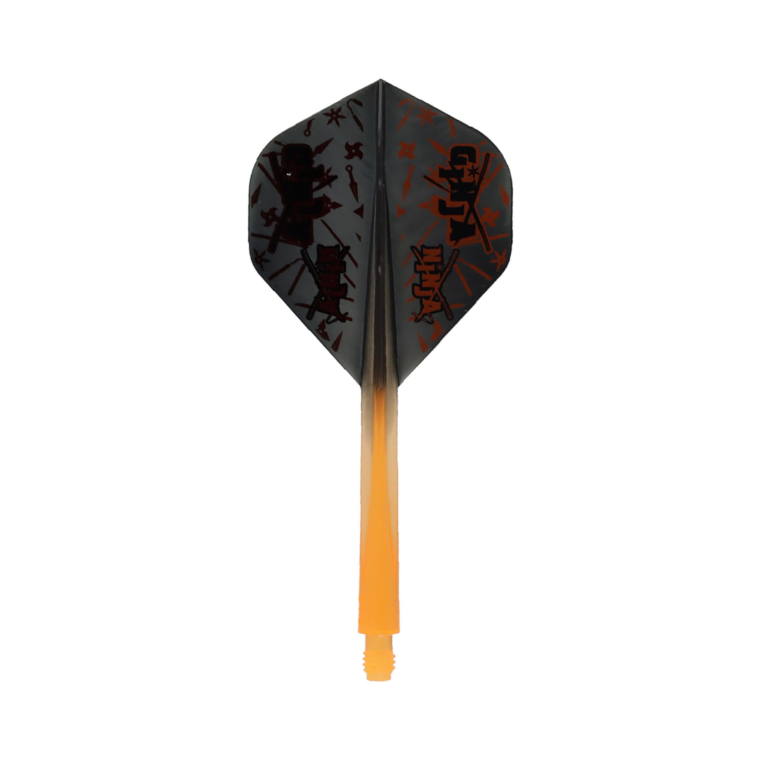 Condor Axe Player Standard Ginja Ninja in Black and Orange; one upright representative assembly on white. Other offered designs are not pictured.