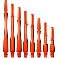 Cosmo Fit Shaft Gear Hybrid / Spinning Dart Shafts — red shafts in different lengths