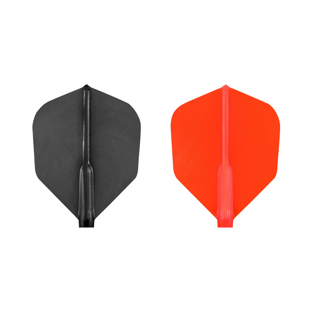 Cosmo Fit Flight Set of 6 Shape in Black and Red; one of each offered colour shown, matching-colour packs sold separately.