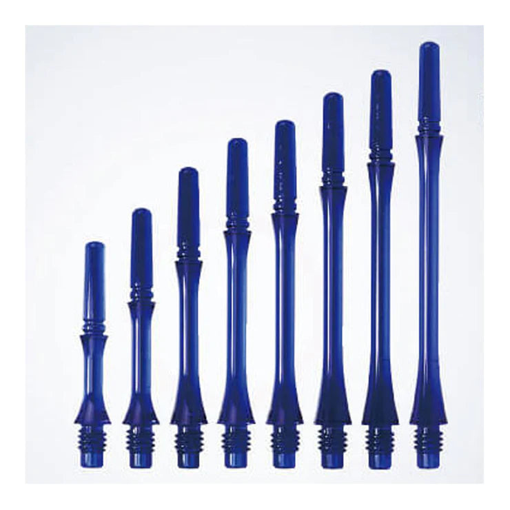 Cosmo Fit Shaft Gear Slim / Locked Dart Shafts — blue shafts in different lengths