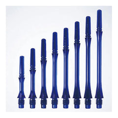 Cosmo Fit Shaft Gear Slim / Locked Dart Shafts — blue shafts in different lengths