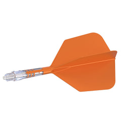 Cuesoul Big Wing Carbon Rost T19 Dart Flights — orange integrated flight and shaft
