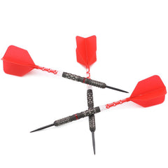 Cuesoul Motorcycle Handlebar Grip Steel Tip Darts 90% Tungsten — three assembled darts