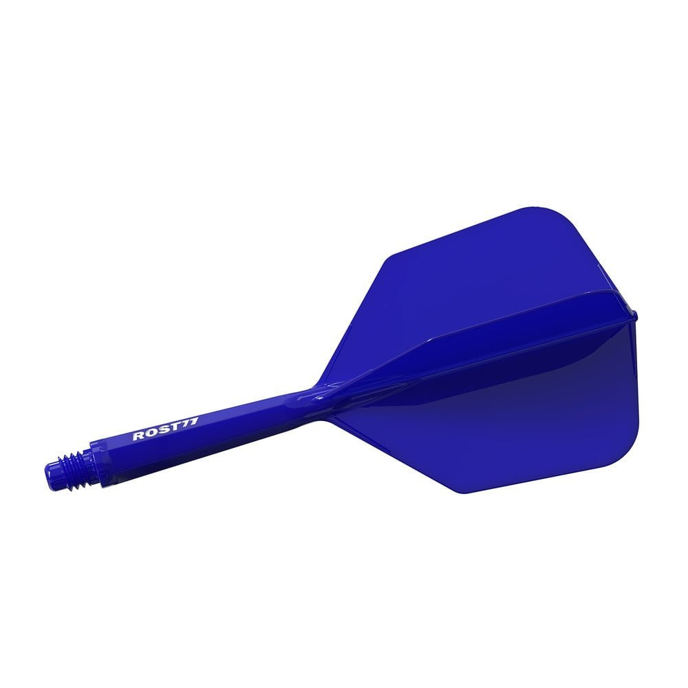 Cuesoul Rost77 Big Standard solid blue integrated dart shaft and flights