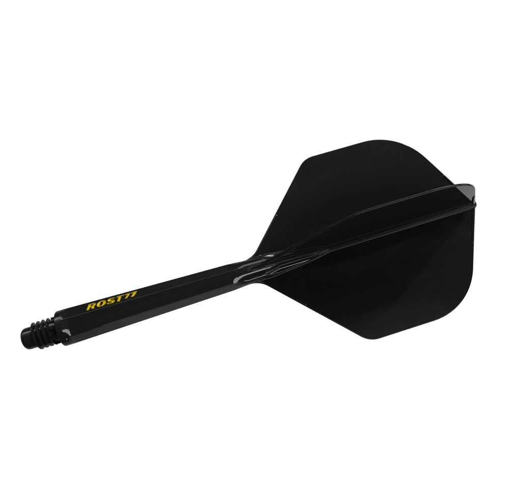 Cuesoul Rost77 Integrated Dart Shaft And Flight Small Standard — black integrated flight and shaft