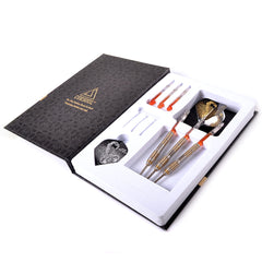 Cuesoul Scorpion Steel Tip Darts 90% Tungsten — darts and accessories in the display tray