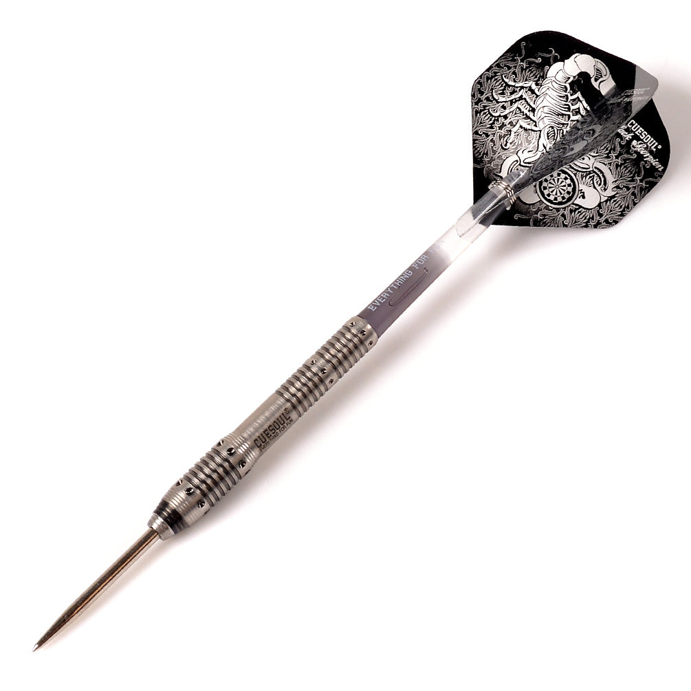 Scorpion Steel Tip Darts - 90% Tungsten — three barrel close-ups