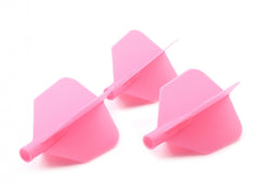 Cuesoul Tero AK4 Dart Flights - Big Wing Pink