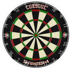 Cuesoul Tournamental Bristle Sisal Dartboard Set With 2 — dartboard face