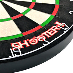Cuesoul Tournamental Bristle Sisal Dartboard Set With 2 — dartboard edge detail