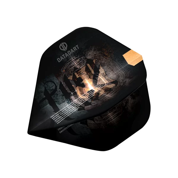Datadart Aether Dart Flight 100 Micron — flight design, angled view